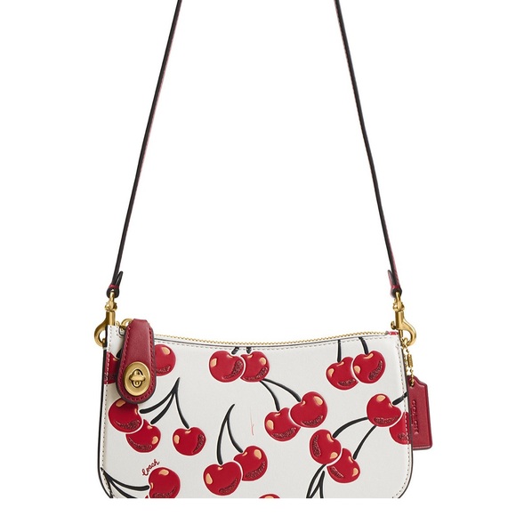 Coach cherry penn shoulder bag